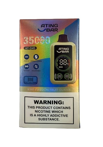 Ating Bar Vape Smoking Device-Kiwi Passion Fruit Guava-35000 Puffs