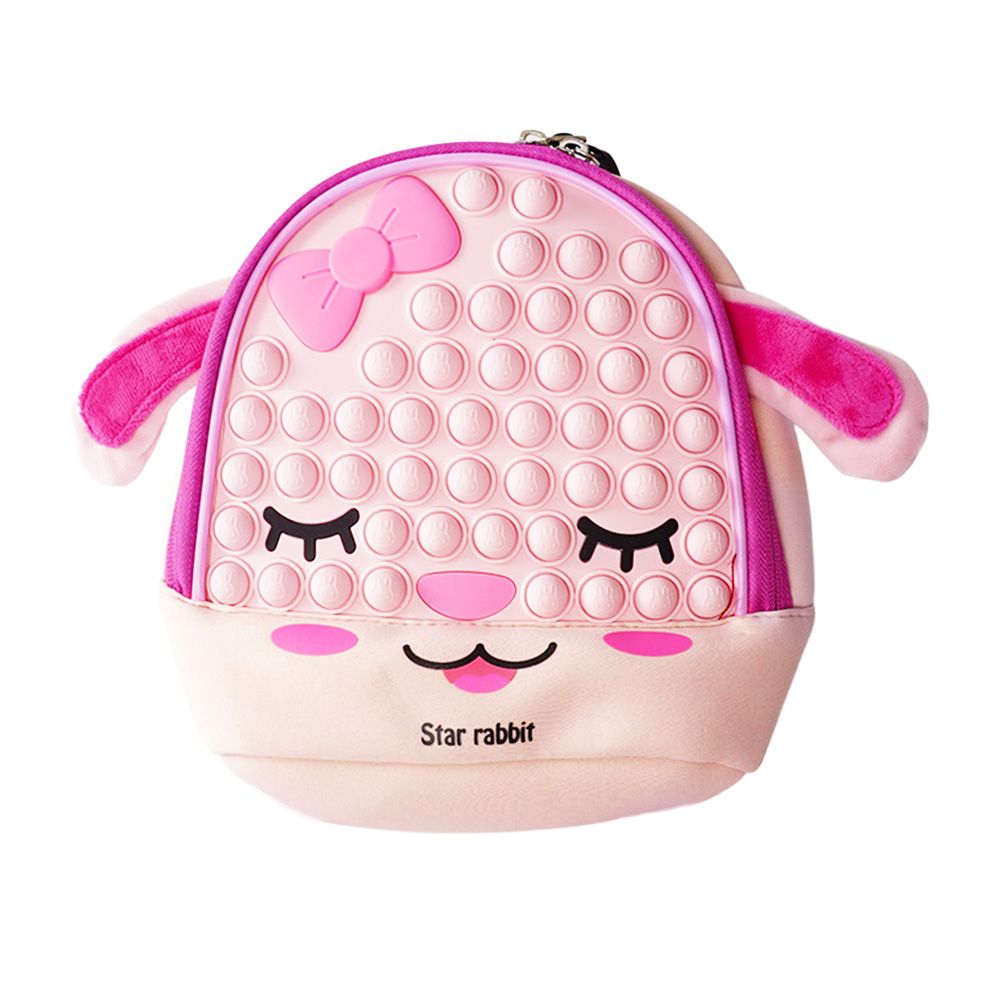 MIkaco Cute Pop Bubble Backpack Pop-it Fidget Toy for Kids