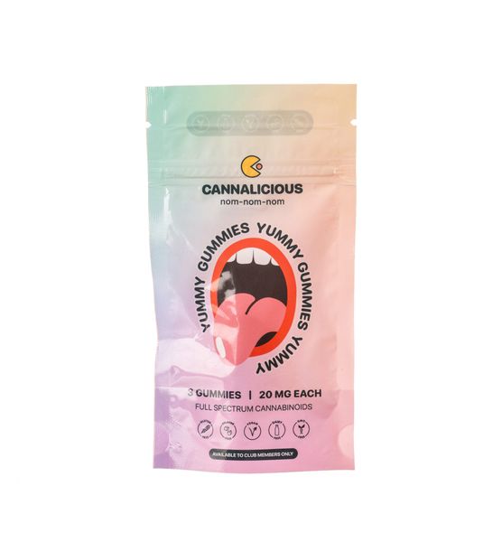 Cannalicious Yummy Gummies 3 Pieces - 20mg