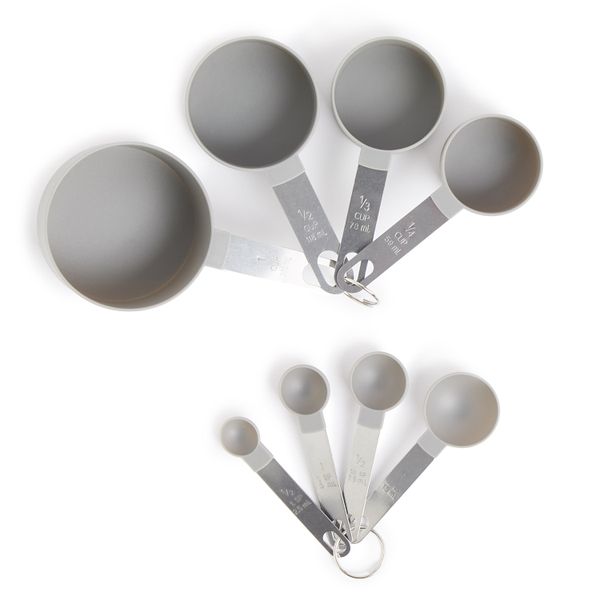 George &amp; Mason - Measuring Cups &amp; Spoons Set - Grey