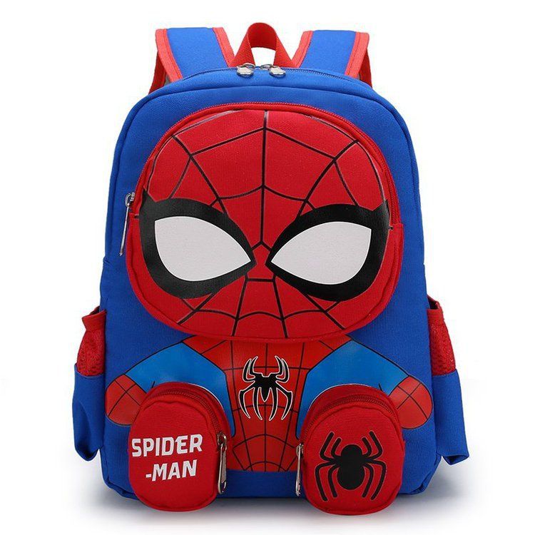 Spider Man Kids School Backpack Quality Fashion School Bag For Boys ...