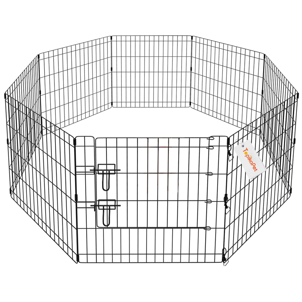 topikapet-8-panel-foldable-pet-playpen-61cm-shop-today-get-it