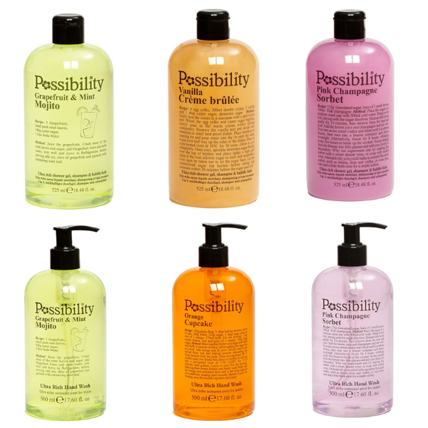 Possibility Body Wash &amp; Hand Soap Gift Set - 6-Piece Combo Set