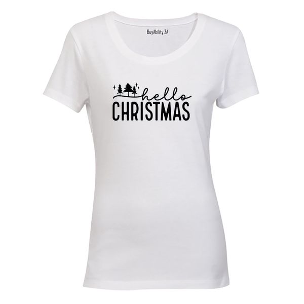 Hello Christmas - Trees - Ladies - T-Shirt