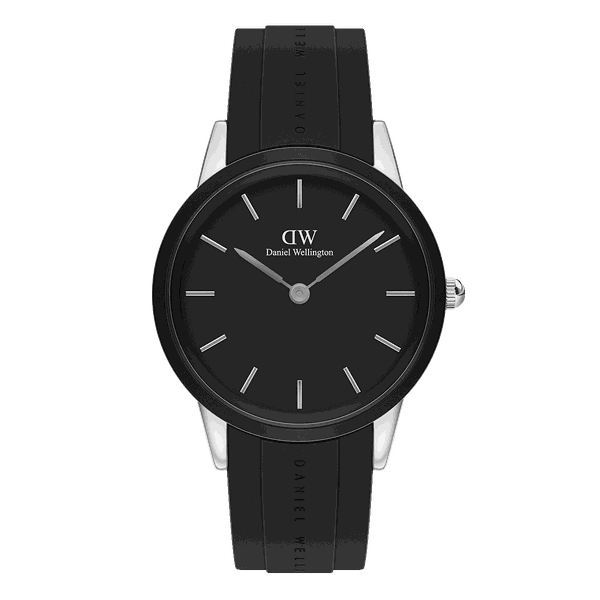 Daniel Wellington Iconic Motion 10 ATM Silver Black 40mm