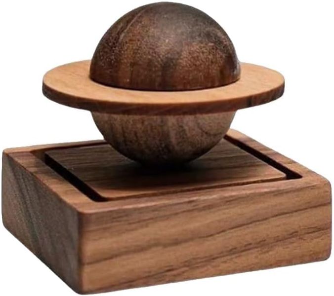 Natural Wood Aroma Diffuser, Waterless Essential Oil Sphere Design
