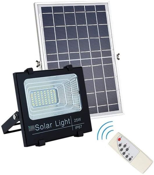 25W Solar LED Outdoor Street Flood Light With Remote Control-FO-8825