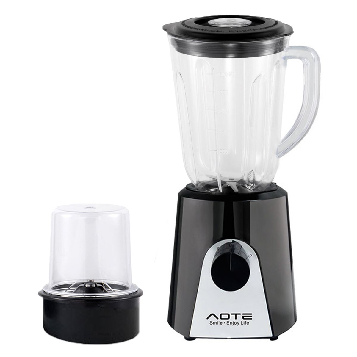AOTE 400W 2-in-1 High speed Blender, Low Noise Smoothie Maker-1.5L&0.3L