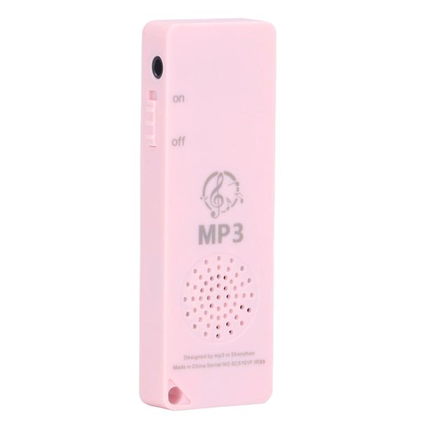 MP3 Player Lossless Sound Portable Support 64GB Memory Card Mini Pink