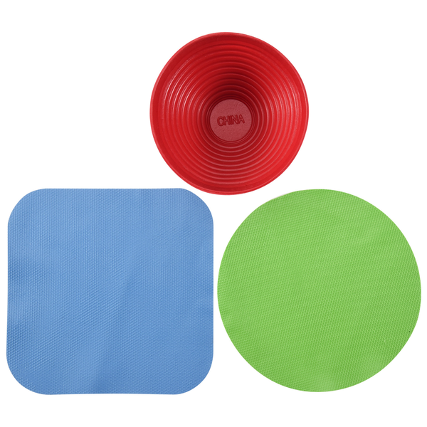 3 Pieces of Multifunctional Silicone Anti-Skid Can Opener Jar Opener