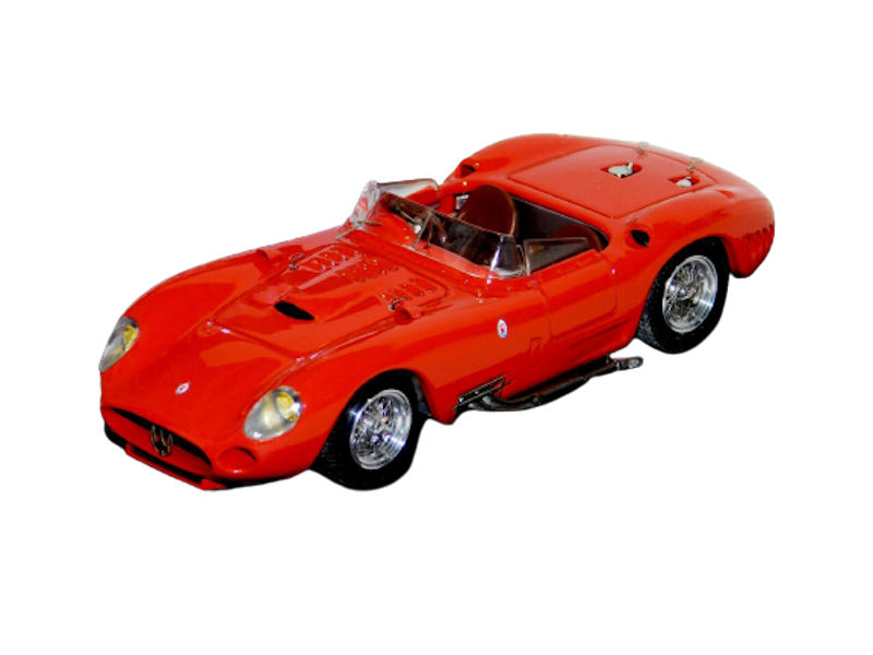 Bang 1/43 - Maserati 450 S Rouge 1957 - Modèle De Collection 7249