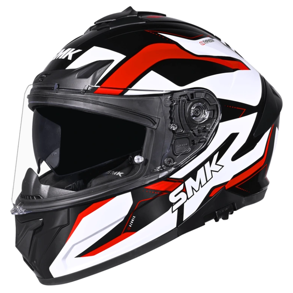 SMK Typhoon Azonix GL213 Helmet - Black/White/Red