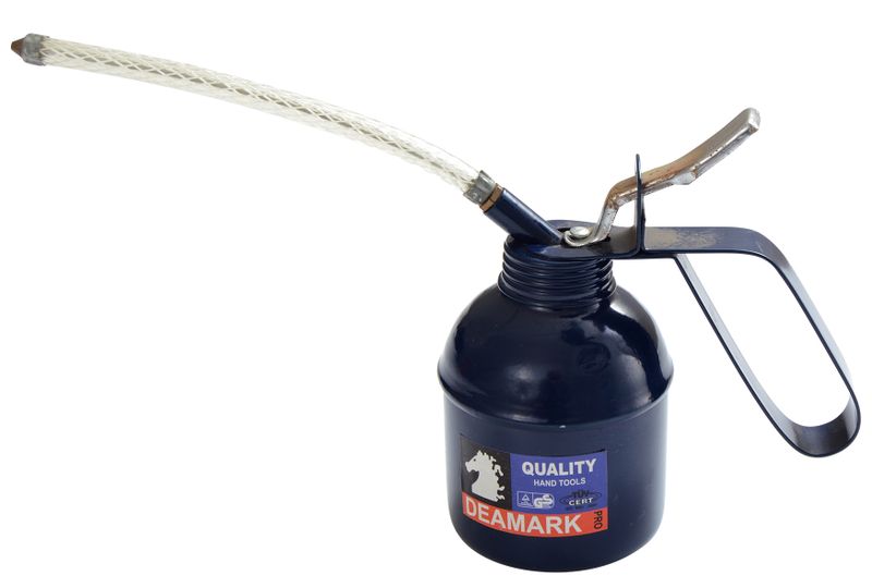 Deamark Heavy Duty Oil Can With Steel Pump - 300ml - 2 Pack
