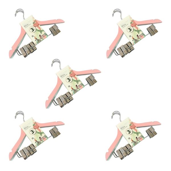 Mix Colour Wood Hanger 44.5 x 1.2cm - 15 Piece
