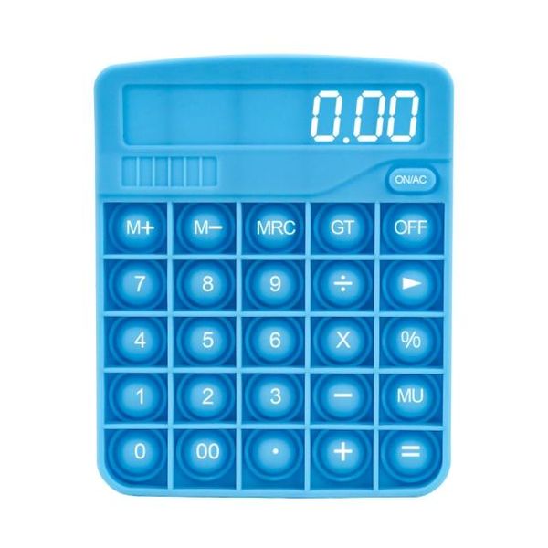 Pop It Calculator Squeeze Sensory Pop It Toys Calculator Shaped Pop It