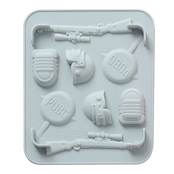 iKids 8 PUBG Baby Food DIY Silicone Mold for Chocolate, Candy, Gummy