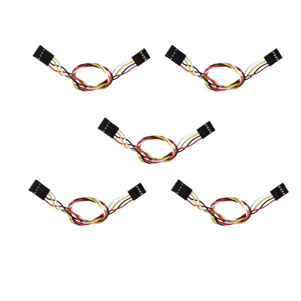 HKD 3P Female to Female Jumper Cable 20cm (5 Pack) Dupont Connectors
