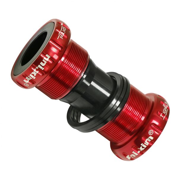 Red MTB Chainwheel Bottom Bracket Integrated Crankset