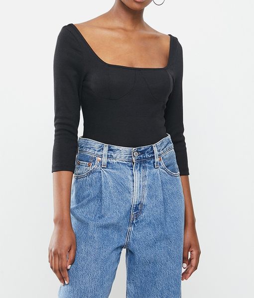 Women's Glamorous Satina Top - Black