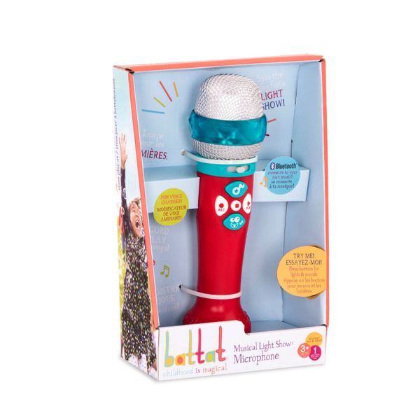 Battat Musical Light Show - Lights &amp; Sounds Microphone