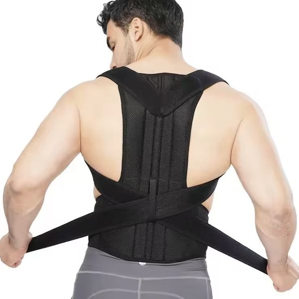 Double Plate Adjustable Back Posture Correction Belt