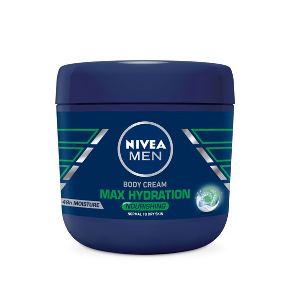 NIVEA MEN Maximum Hydration Body Cream with Aloe Vera, 400ml