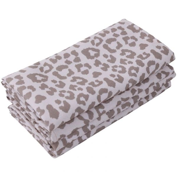 DSA Polyteq Digital Leopard Print Napkin Pk 6