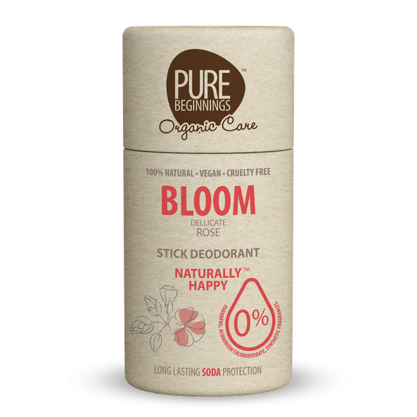Pure Beginnings - 100% Biodegradable Deodorant Stick (Bloom) 50g