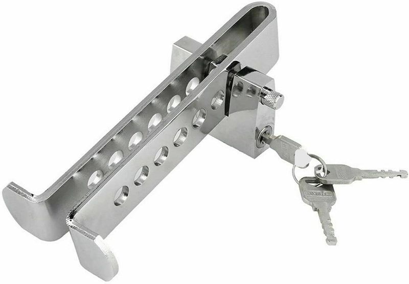 YB Sparkle - Anti-Theft Car Stainless Steel Brake Pedal Security Key Lock