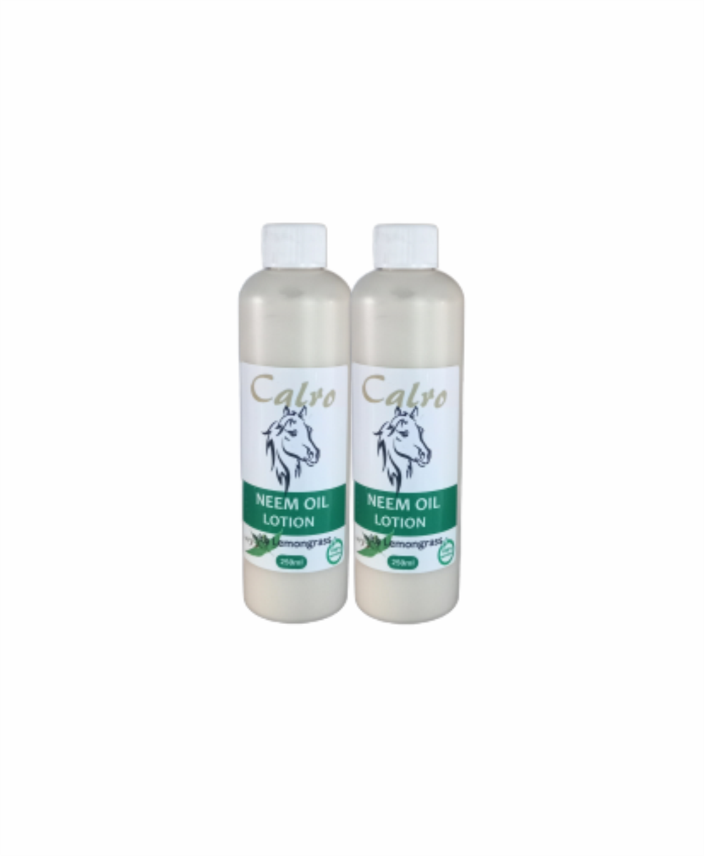 Calro Neem Oil Lotion 250ml Double Pack for Horses & Pets Shop