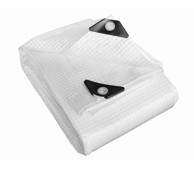 Tarpaulin Groundsheet Heavy Duty 4.6m x 4.6m Clear White