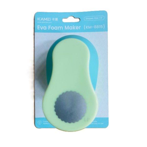 Craft Punch Circle Corrugated 38mm (Assorted Colours)