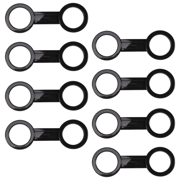 8 Pcs Scuba Diving Silicone Snorkel Mask Strap Keeper Holder Clips