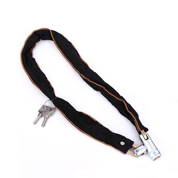 Alloy Chain Lock Padlock for Electric Bike with 2 Keys 100cm