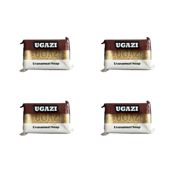 4 Pack Ugazi Uvusumuzi White Soap -Best Value African Herbal Soap for women