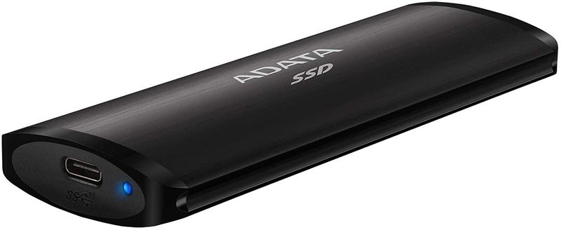 ADATA SE760 256GB USB 10Gbps Type-C Black External Solid State Drive