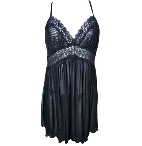 Elegant Lace Nighty Dress