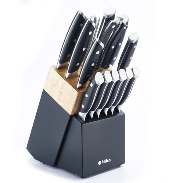 Milex Knife Block Set - 15 Piece