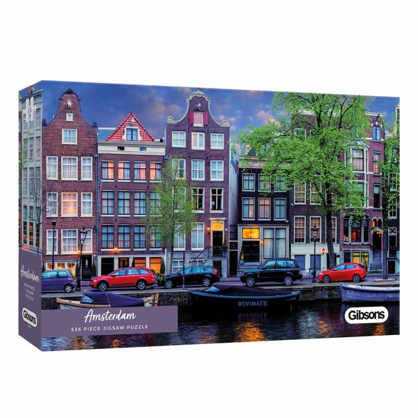 Gibsons Amsterdam 636 Piece Jigsaw Puzzle