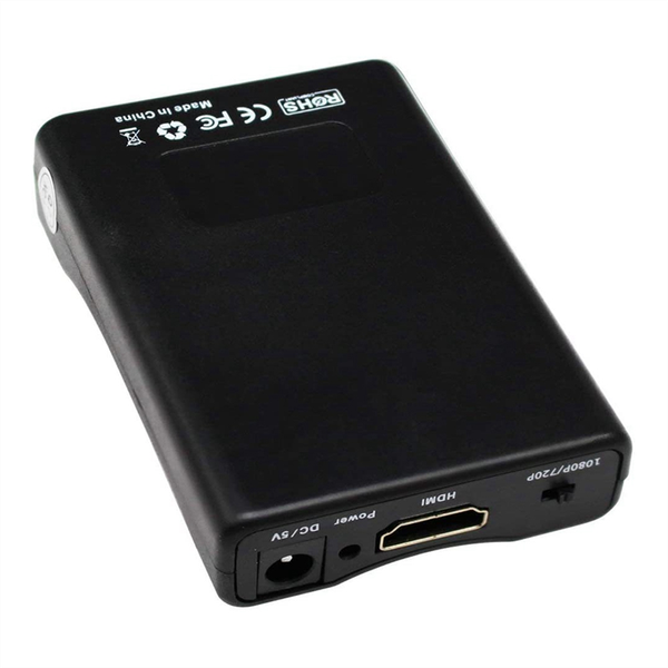 Scart to HDMI-Compatible Converter,B