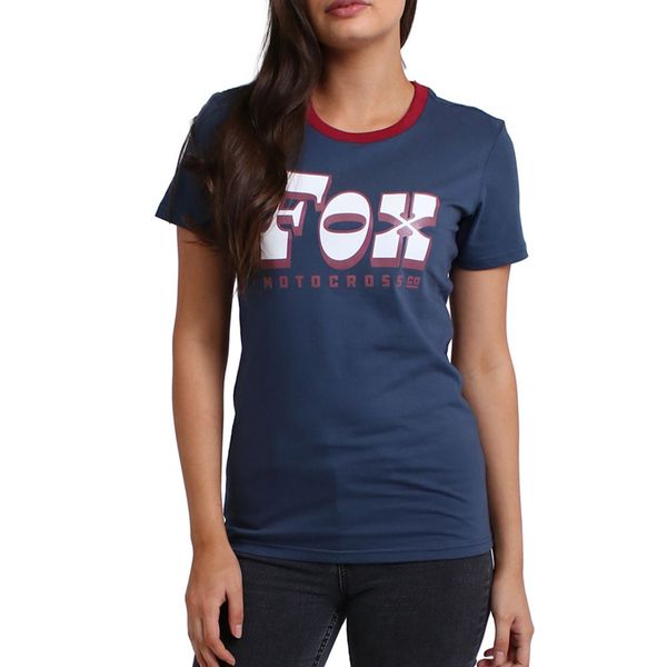 Fox-Push And Pull Crew Ss Tee-Blue Steel