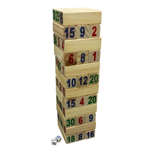 Trendify Multiplication Stacking-Like Building Blocks (With Bag)