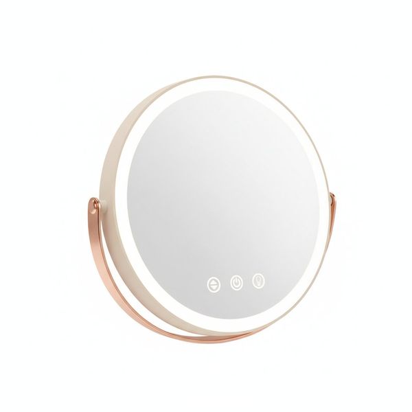 Led Vanity Mirror With Bracket- 3 Color Modes, USB-C Rechargeable
