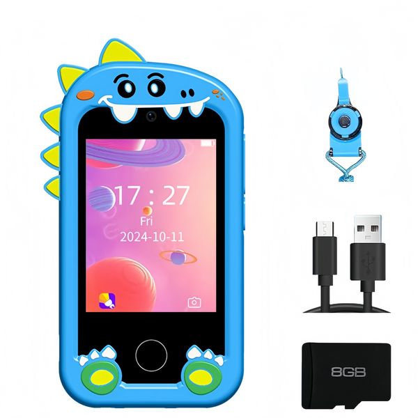 Kids Smart Preschool Educational Learning Phone, Dual Camera , HD for 3-10