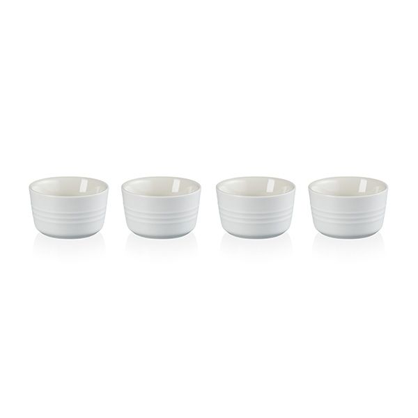 Le Creuset Set of 4 Small Ramekins - 8cm - Meringue