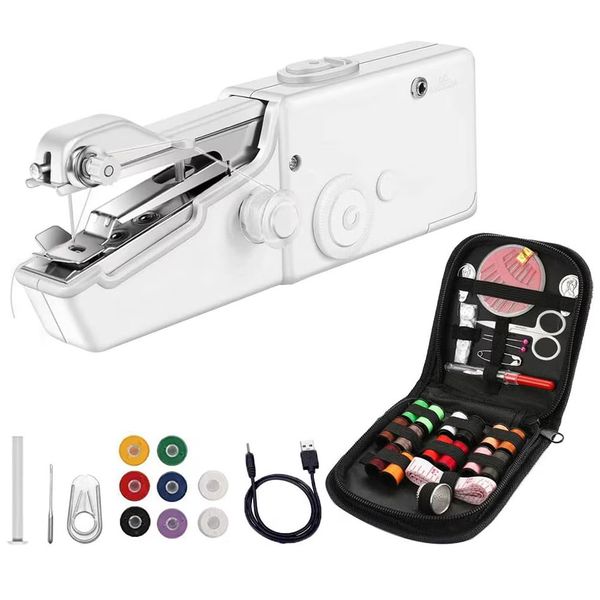 Handheld Sewing Machine Cordless Electric - with Accessory Kit