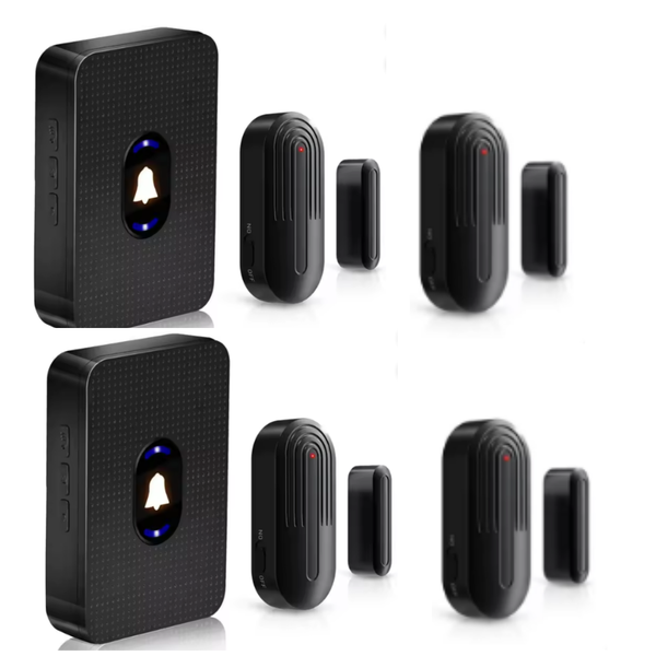 Daytech Wireless Door Sensor Chime - 2 Pack 4 Sensors