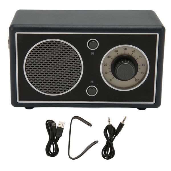 Wireless Bluetooth Speaker BT 5.1 450mAh USB Rechargeable for Outdoor Black