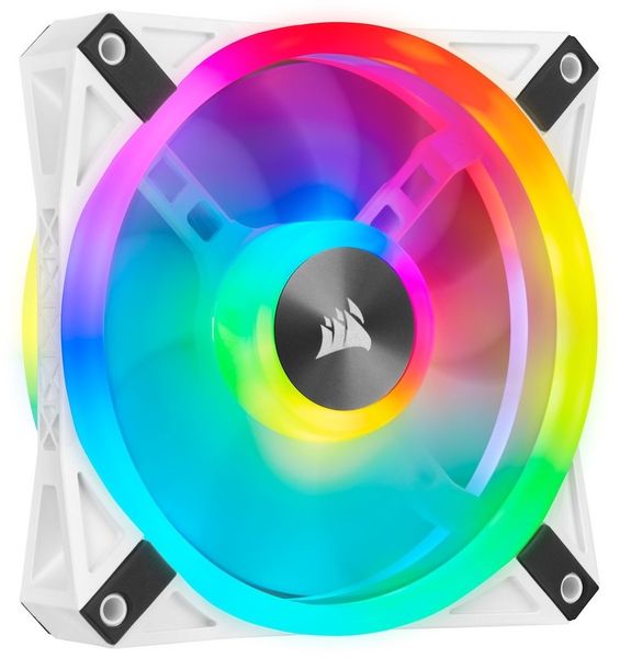 iCUE PC Fans - QL120 RGB 120mm PWM Single Computer Fan White