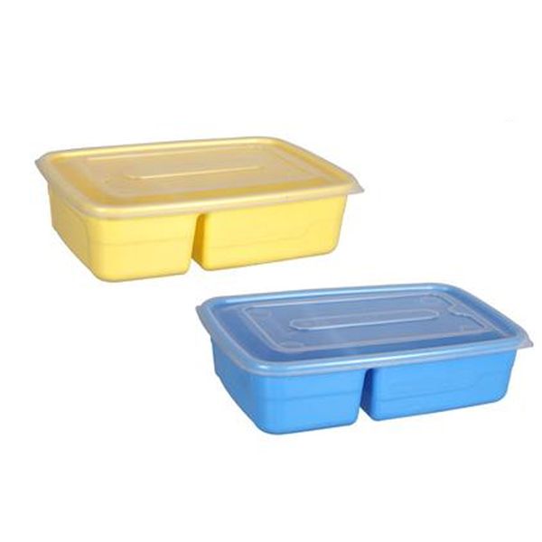 Transparent LunchBox Container With Two Divisions - 2 x 200ml | Shop ...